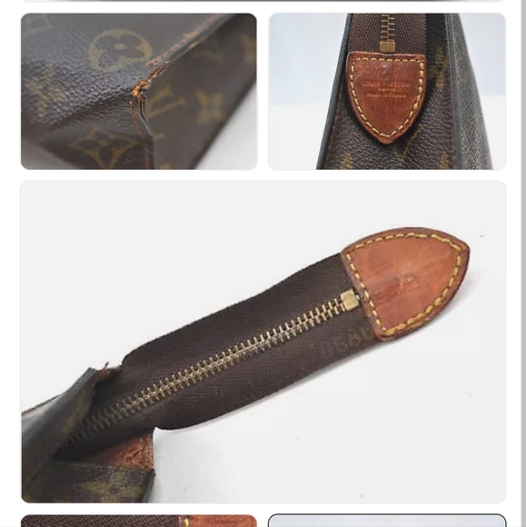 Authentic Louis Vuitton Monogram Poche Toilette 19 M47544 Cosmetics Pouch - Picture 10 of 16